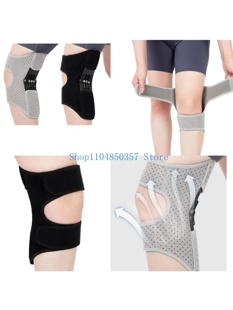 دعامة الركبة 5ASD لدعم الركبة قابلة للتنفس مع وسادة ركبة زنبركية قوية