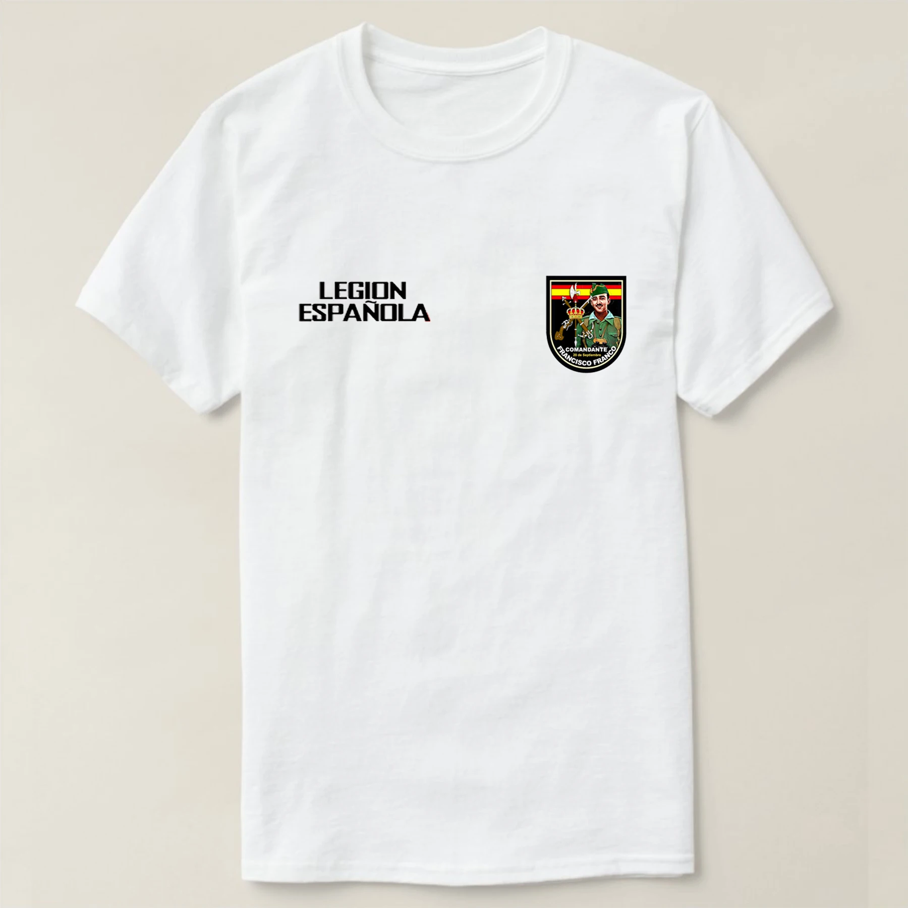 Camiseta 100 Años Fundador Francisco Franco. Camiseta Legión Española. 100% Algodón