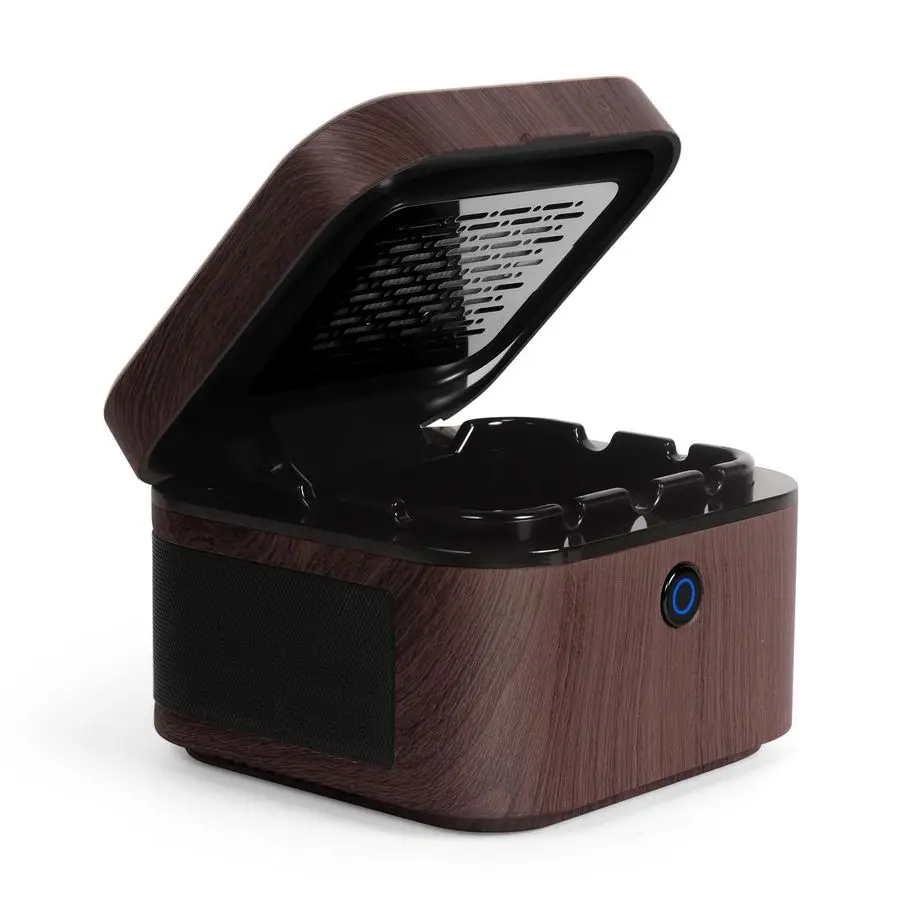 

Smokeless Ashtray,Multifunctional HEPA Filter Ashtray for Cigarettes,Smoke Eaters for Home Office Car OutdoorGrey