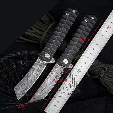 टैंटो चाकू फोल्डिंग टैक्टिकल रेजर दमिश्क बेयरिंग शिकार जीवन रक्षा पॉकेट चाकू आउटडोर मुकाबला कैम्पिंग ईडीसी उपकरण 8 best sales टैंटो फोल्डिंग चाकू - №6