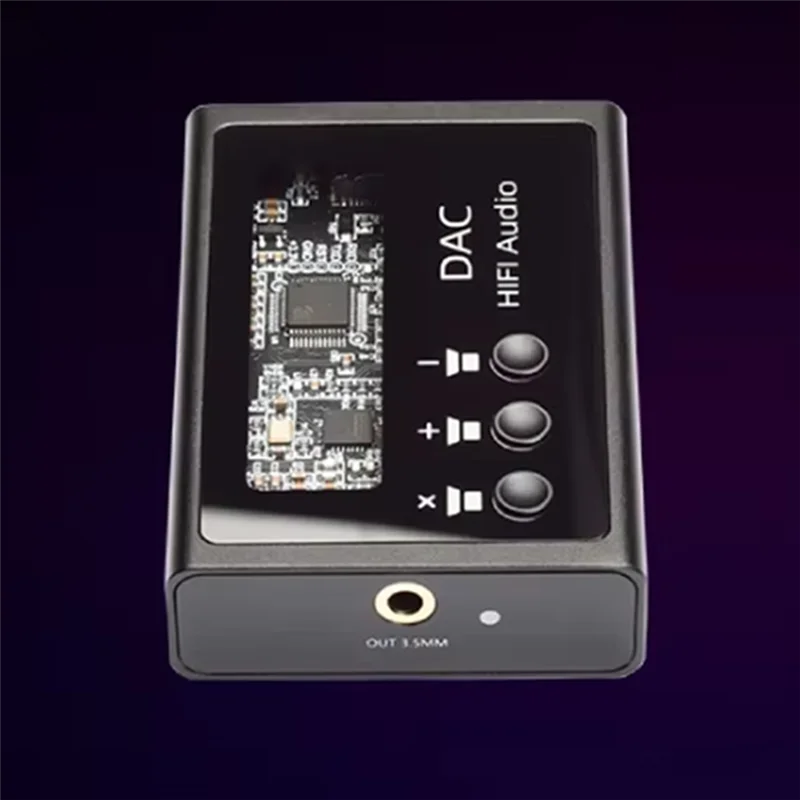 مضخم فك تشفير سماعة الرأس HIFI ES9018K2M DSD128 PCM32BIT 384 كيلو هرتز مخرج فك تشفير بدون فقدان مدمج MAX97220 Chip-AU47 #3