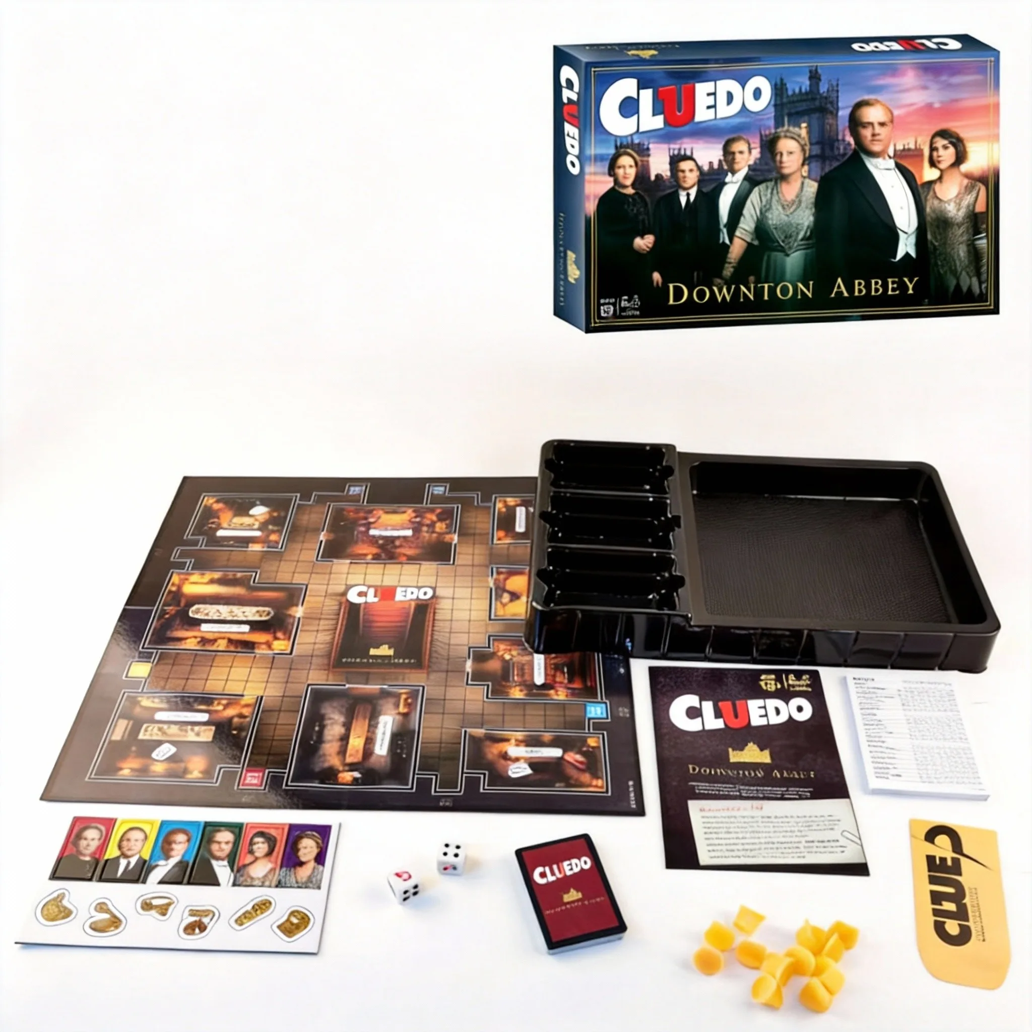 Juego de mesa Clue Downton Abbey - Juego de detectives de misterio para mayores de 13 años, 2-6 jugadores, noche de juegos en familia