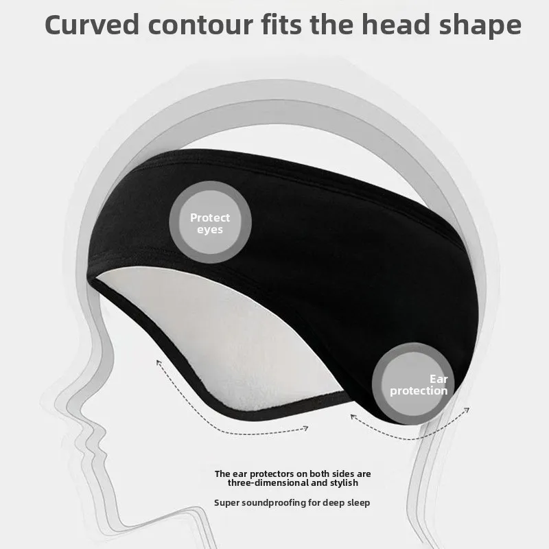 For Men Women Anti-noise Earmuff Sleep Mask Blackout For Rel