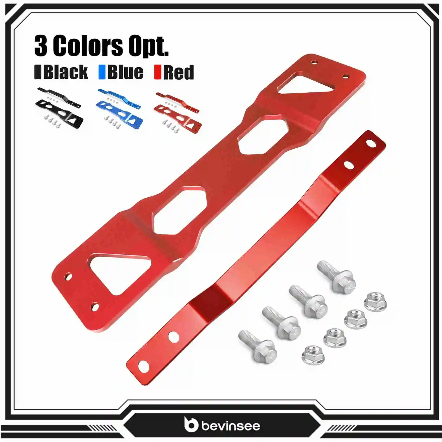 

BEVINSEE Centre Tunnel Cross Piece & Rear Tunnel Cross for VW for Golf 7/8 GTI for Passat B8, for Audi A3 8V 8Y for SEAT Leon 5F