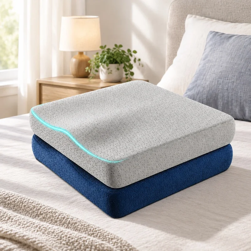Ergonomic Memory Foam Seat Cushion for Office Use, Designed to Alleviate Hemorrhoid Discomfort and Enhance Comfort