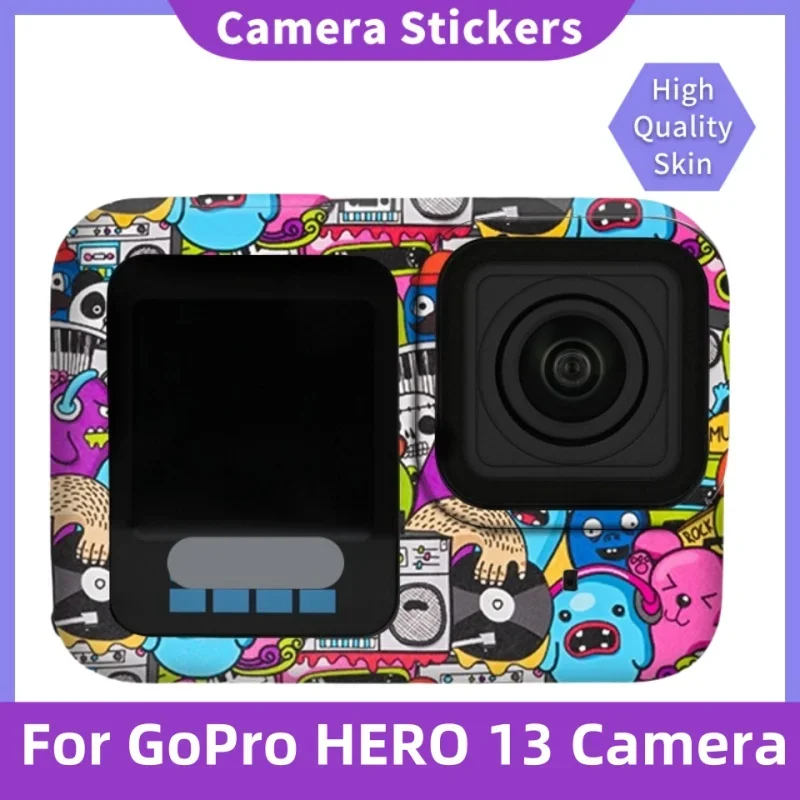 Decal Skin for Hero 13 Camera Decal Skins gopro13 Wrap Cover for GoPro HERO 13 Action Camera Sticker Go Pro 13 Protector