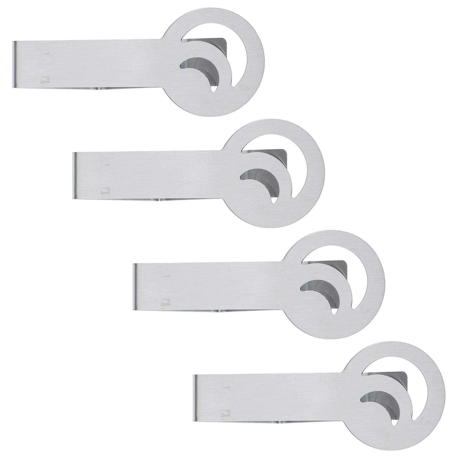 

4pcs Stainless Steel for Outdoor Picnic Tablecloth Clamps Adjustable Table Tablecloth Clip Cloth Holder Clamps