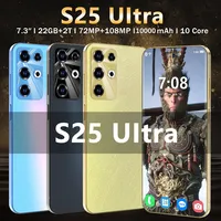 2025 S25 Ultra Smartphone 7.3 Inch Celulares Android Moblie Phones Unlocked 5G Dual Sim Card Global Version Cell Phone 10000mAh