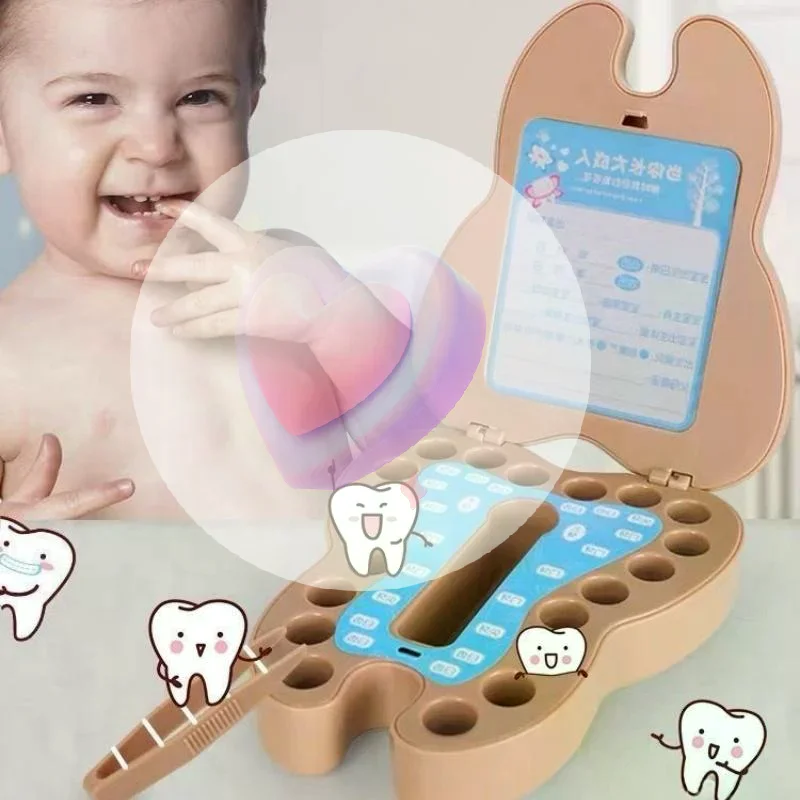 1Pcs Collection Commemorative Box For Girls And Boys Change Teeth Children's Collection Box Baby Teeth Storage Box