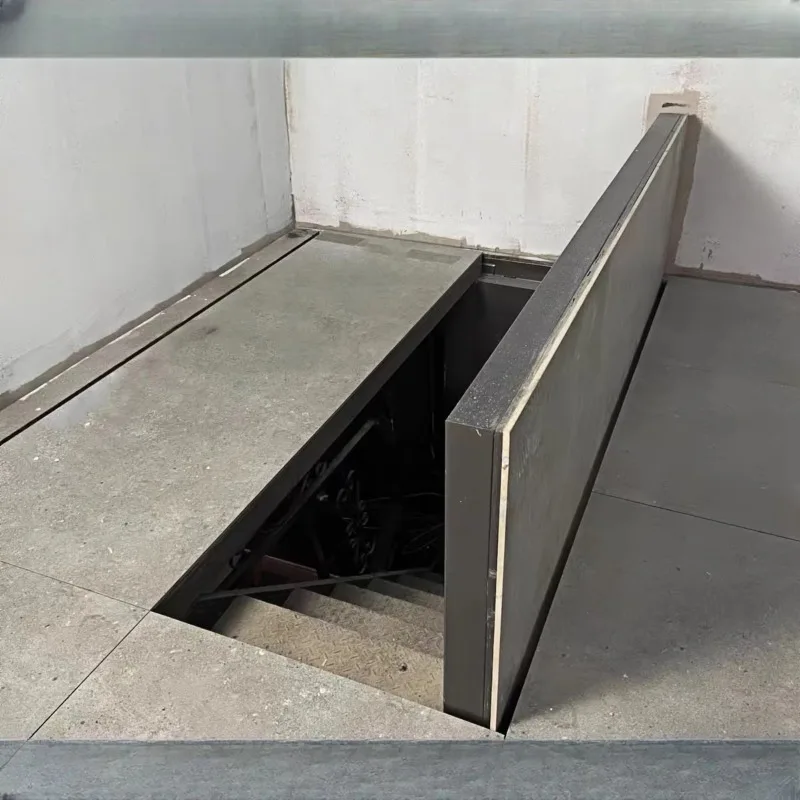 Heavy Alloy Steel Automatic Secret Floor/Wall Door for Secure Basement Entrance