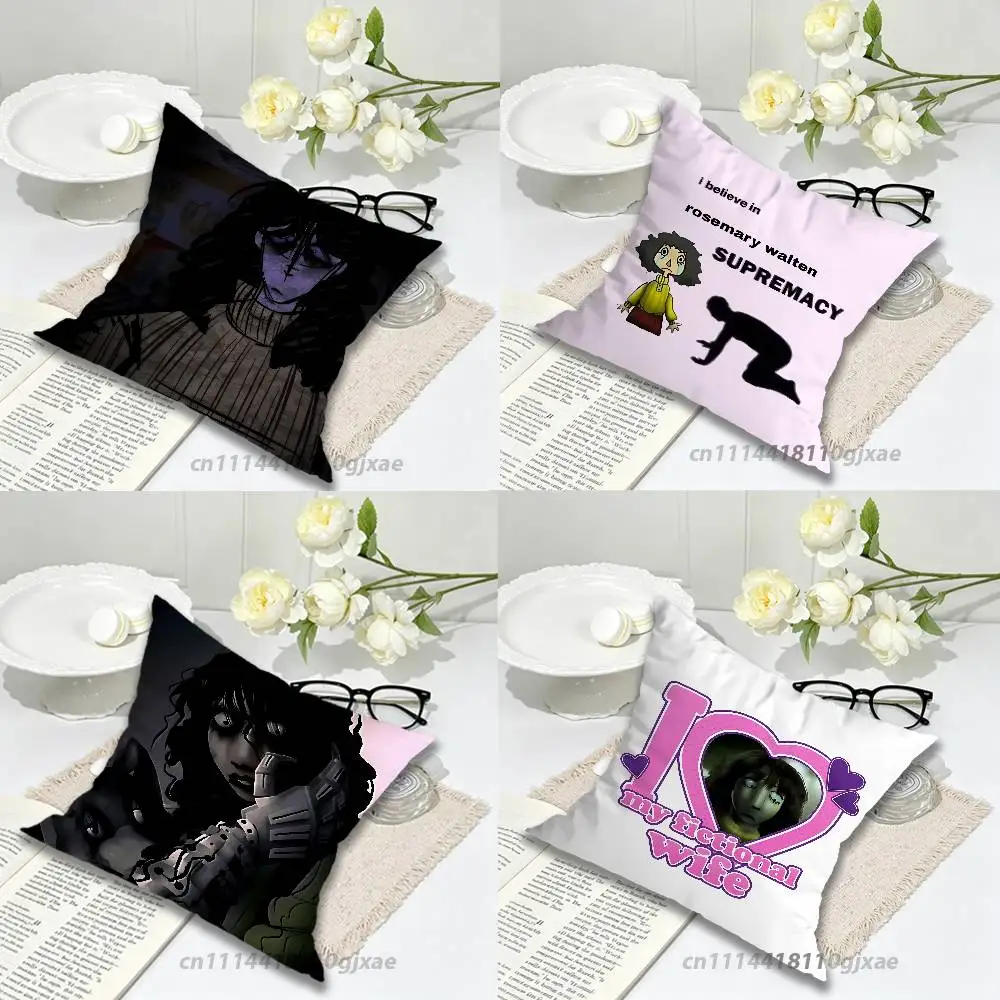 The W-Walten F-Files Rosemary Pillow Case For Home Bedroom Car Office Decoration Living Room Sofa Cushion Cover Suitable