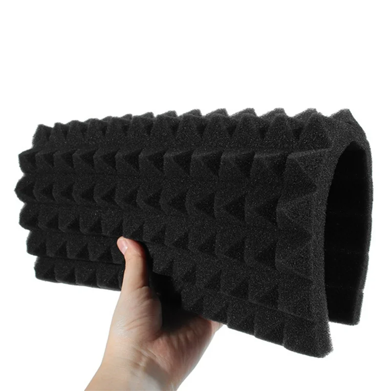 

HOES-30 Pcs Acoustic Panels Foam Board Studio Sound-Absorbing Firewall Wedge Tiles Helps Reduce Echo And Unnecessary Noise