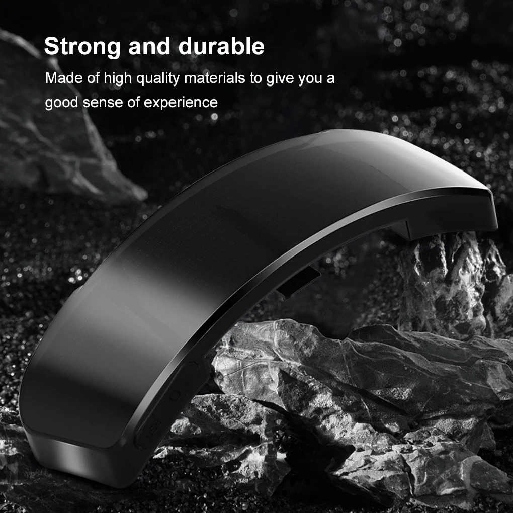 Motorcycle Helmet LED Display Screen Night Riding Warning Light Bike Ski Helmet Taillight APP Programmable Waterproof RGB
