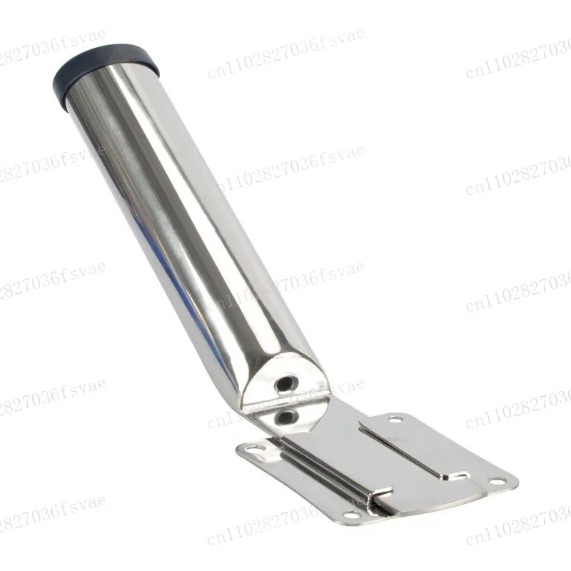 Stainless steel fixed fishing rod holder, plug-in fishing rod holder, fishing rod holder, yacht and marine hardware accessories