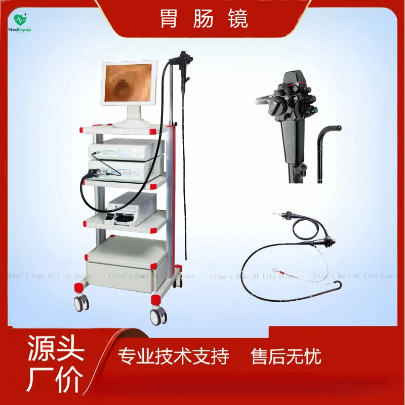 Gastroscopio, colonoscopio electrónico, endoscopio gastrointestinal electrónico totalmente impermeable, endoscopio electrónico de alta resolución