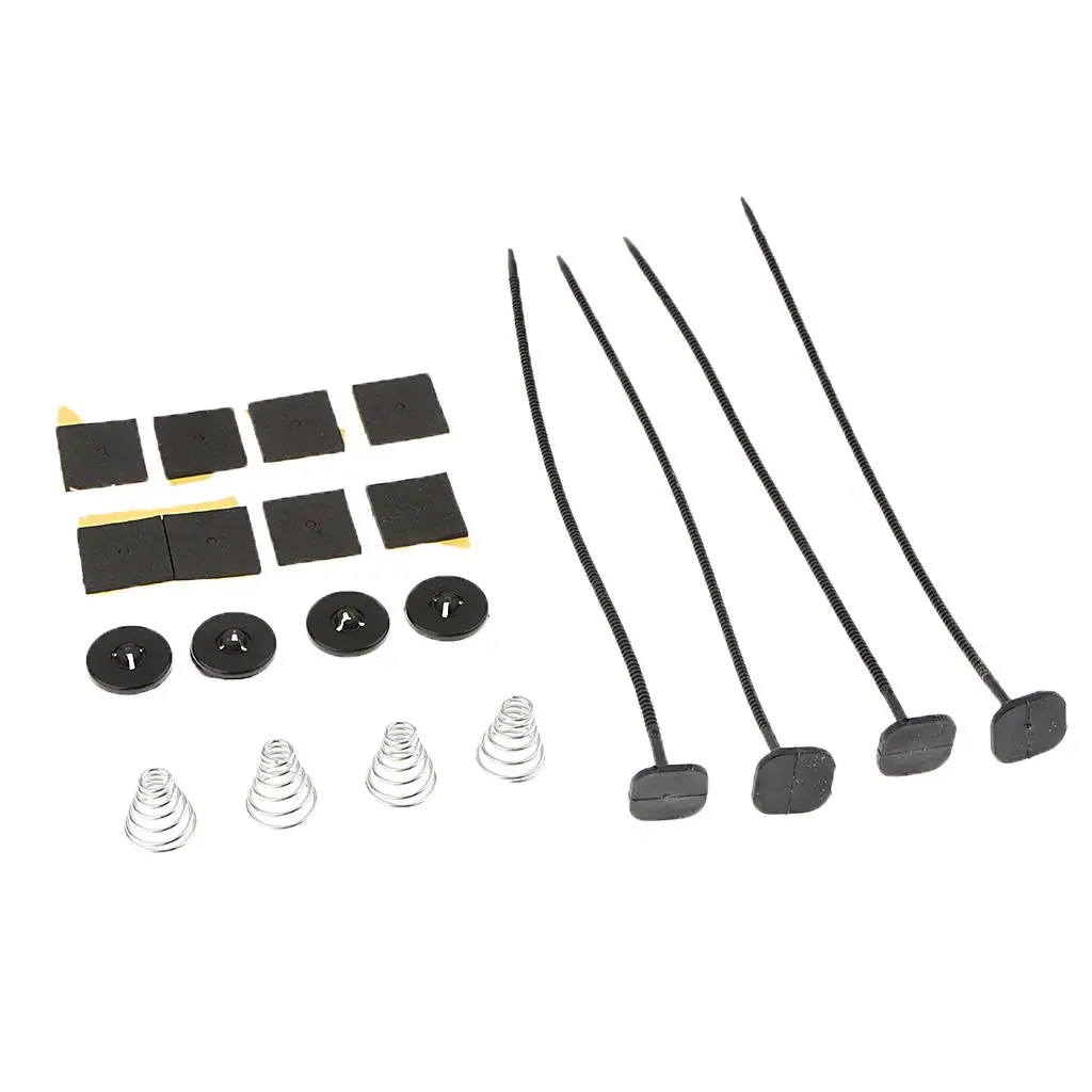 Electric Fan Ties and Mount Locks Lightweight Mounting Straps for Car Flexible Fan Installation Universal Fit