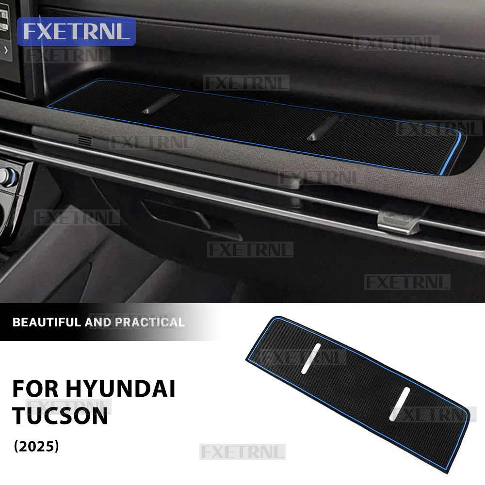 For Hyundai Tucson NX4 2024 2025 2026 Front Passenger Dashboard Silicone Protective Pad Automotive Interior Decoration Accessory