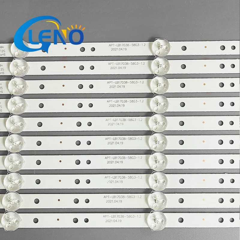 LED Strip สำหรับ TOSHIBA 58G2A300 58G2A 58G3 58U7880AZ 58U7880 RDL580WY QD0-804 5835-W58000-1P00 58GCU8905 JL.D58051330-202AS-M