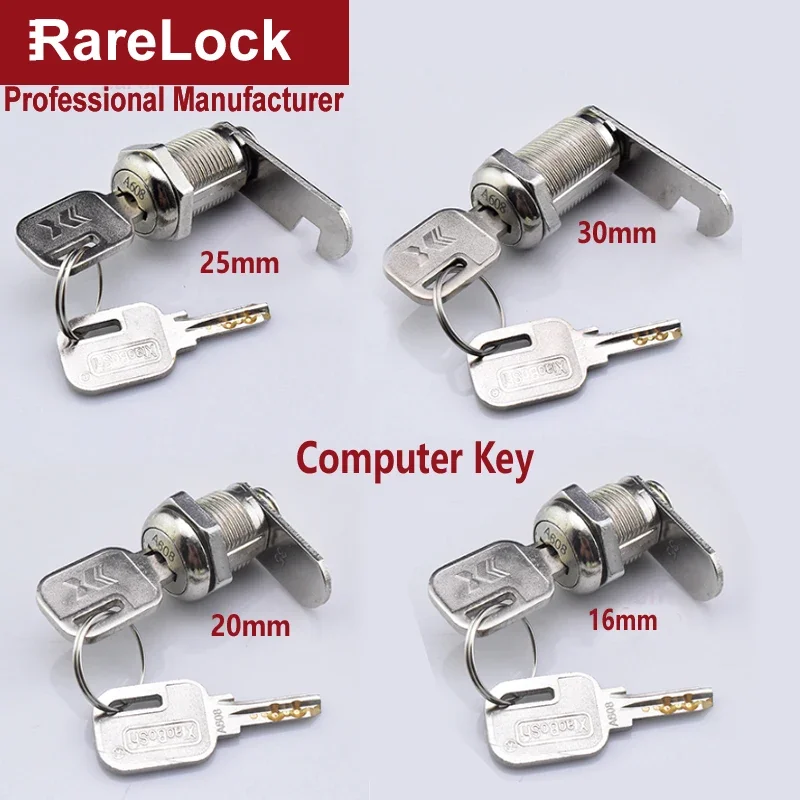 

Cam Lock for Tool or Cash Box ATM Gym Cabinet Sliding Door School Locker Office Drawer Hardware Security DIY Rarelock MS486 i