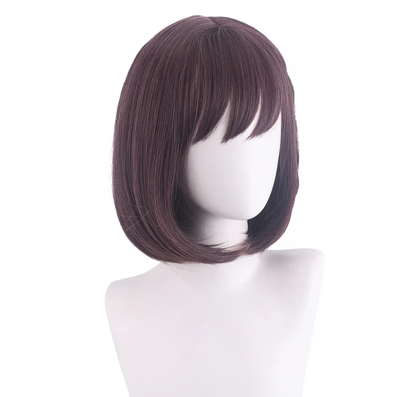 Synthetic Cosplay Wig Gradient Color Long Wavy Hair Costume Party Heat Resistant Fiber Anime Role Play Styling