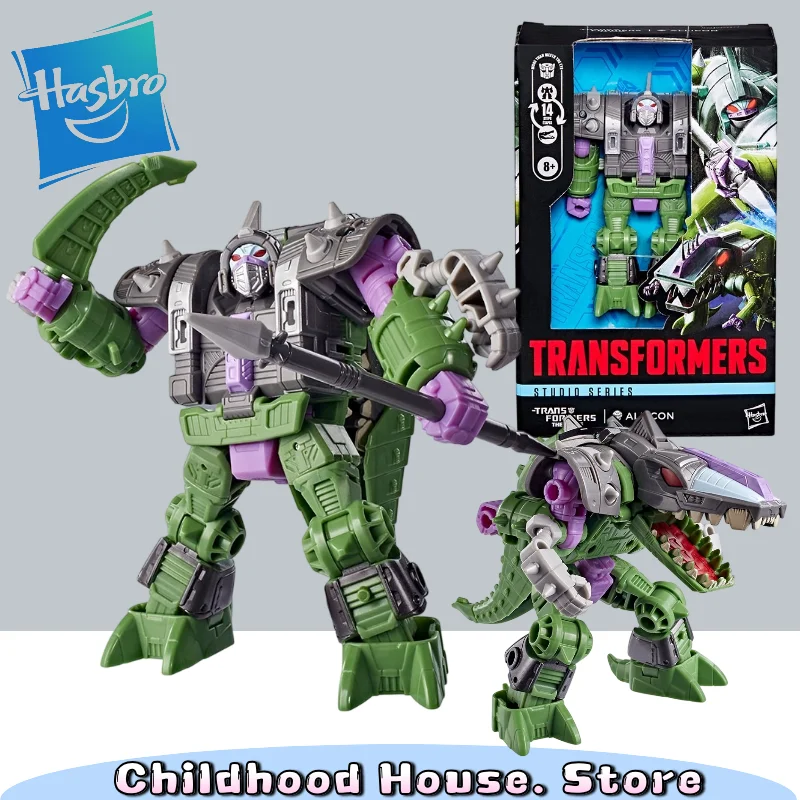 Transformers Studio Series SS86-08 Deluxe Class Gnaw Sharkticon Movie Articulated Transform Robot Collectible Action Figure Toy