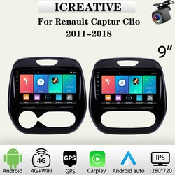 Car Radio for Renault Captur CLIO Samsung QM3 2011-2018 Carplay Multimedia Player Auto Audio Stereo Android Head Unit Navigation