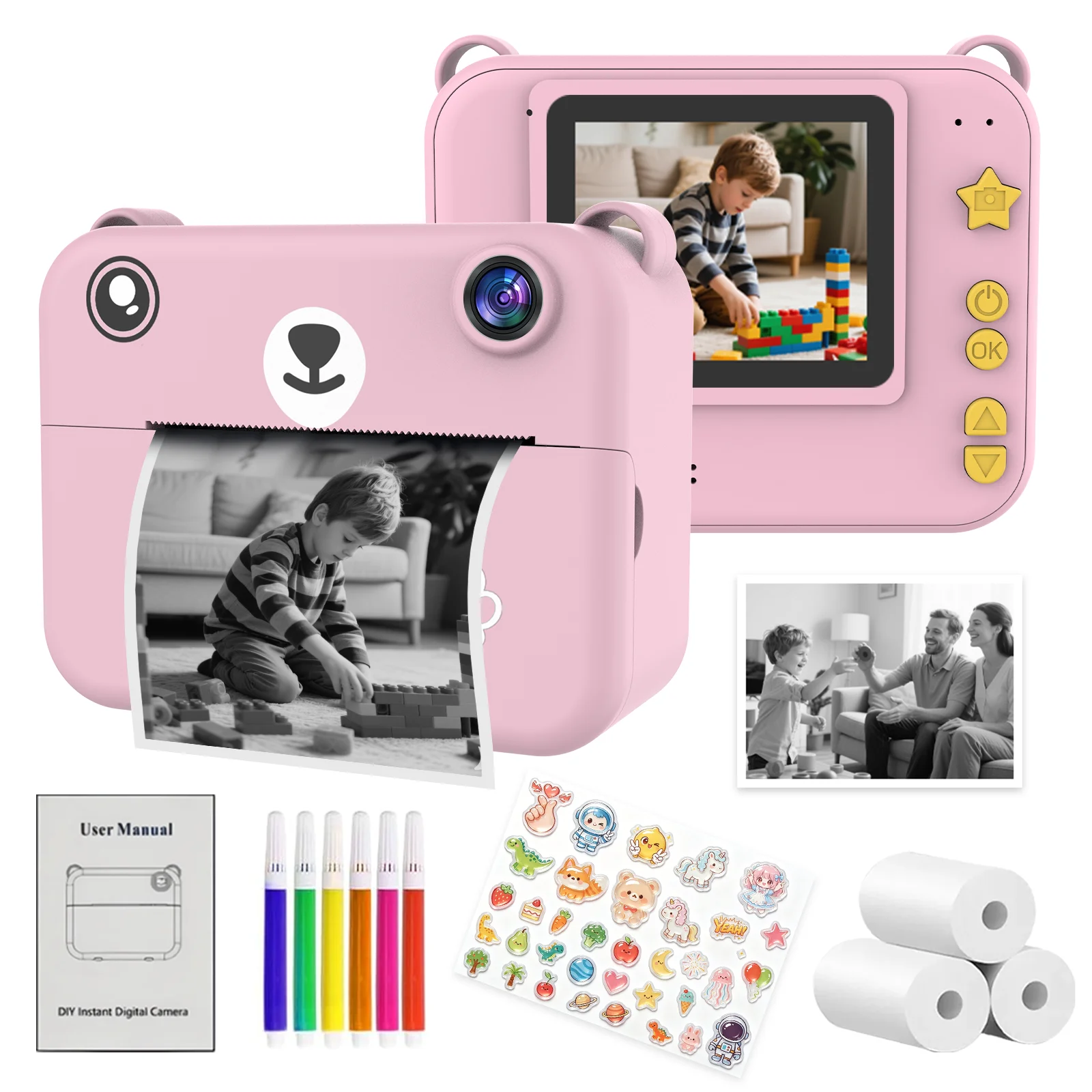 Resin Printer - Instant Digital Camera Mini Portable for