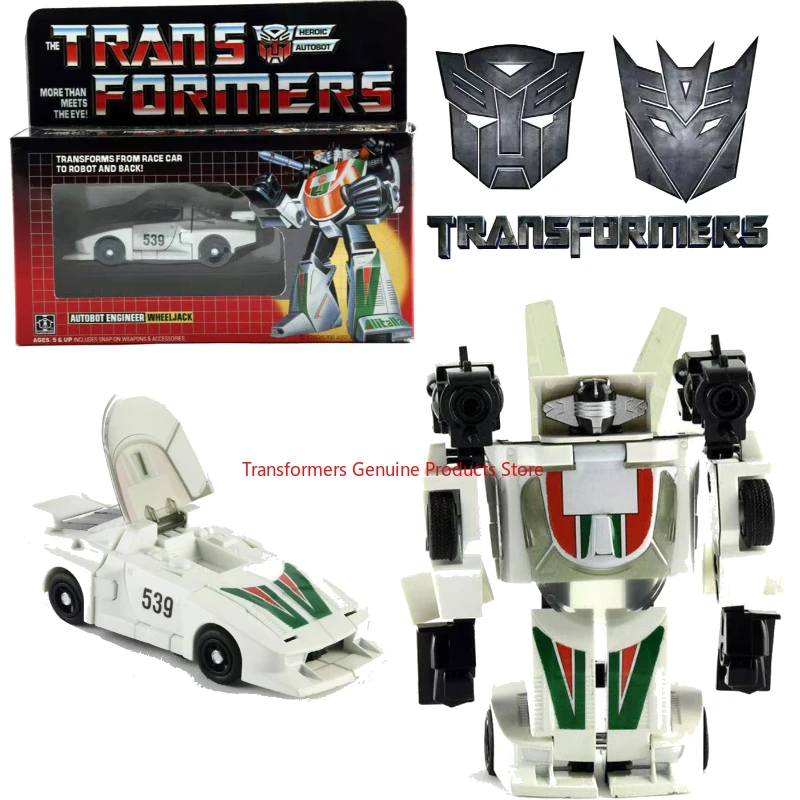 

Transformers American version G1 84-86 1984 Wheeljack Birthday Gift Model Figure Mecha Toys Action Doll studio In stock