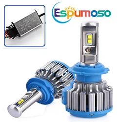 T1 Led Car Headlight Bulb H1 H4 LED H7 H8 H9 H11 9005 HB3 9006 HB4 Auto Fog Lamp Running Light canbus lamp 12V 24V Car Styling