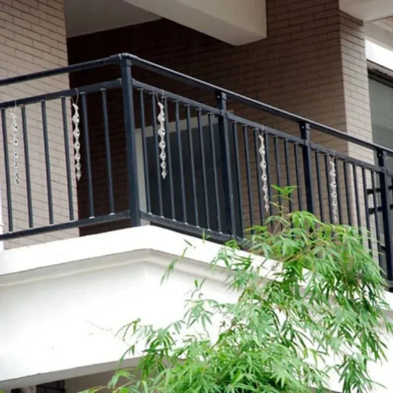 Bird Repeller Rods Reflective Wind Spiral Deterrent Control Garden Ornaments Decorative Tools 2 Pcs 5 Pcs