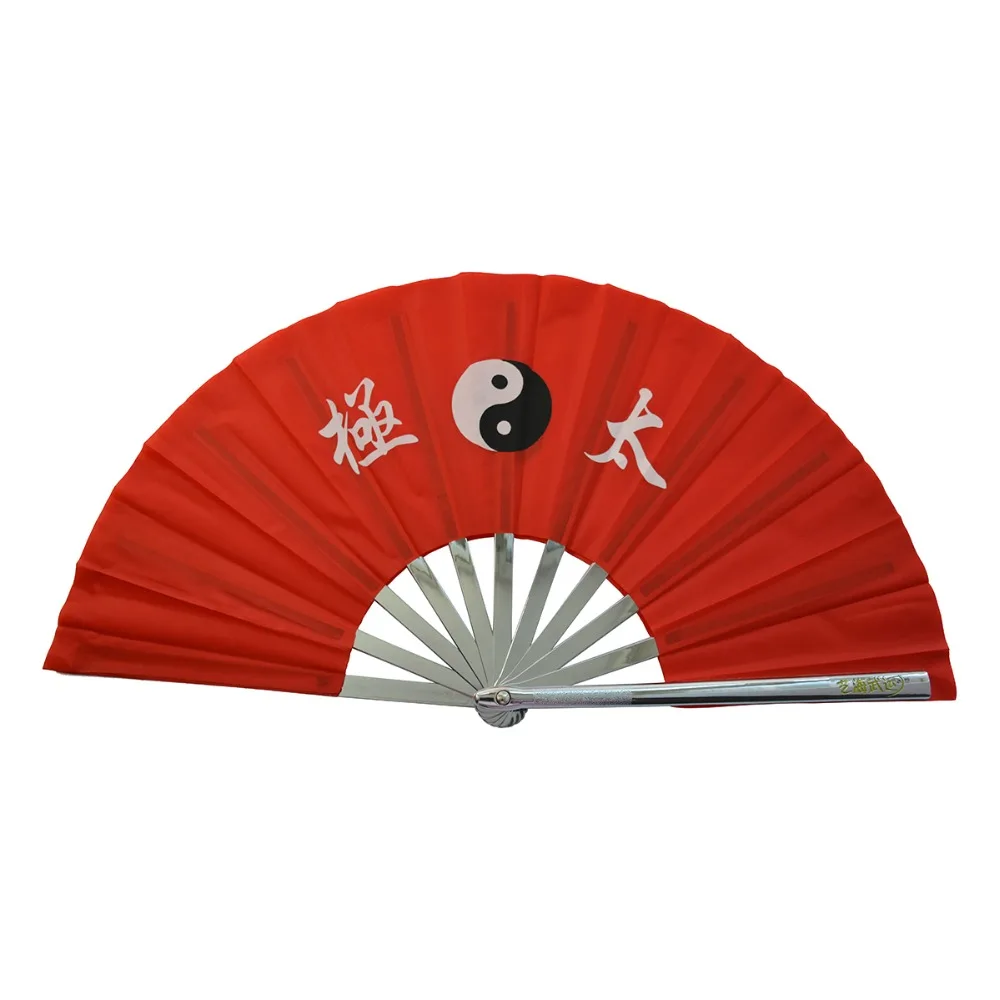 

Double-Sided & Portable Tai Chi Fan - Lightweight Alloy Metal Kung Fu Fan, Foldable for Travel Practice
