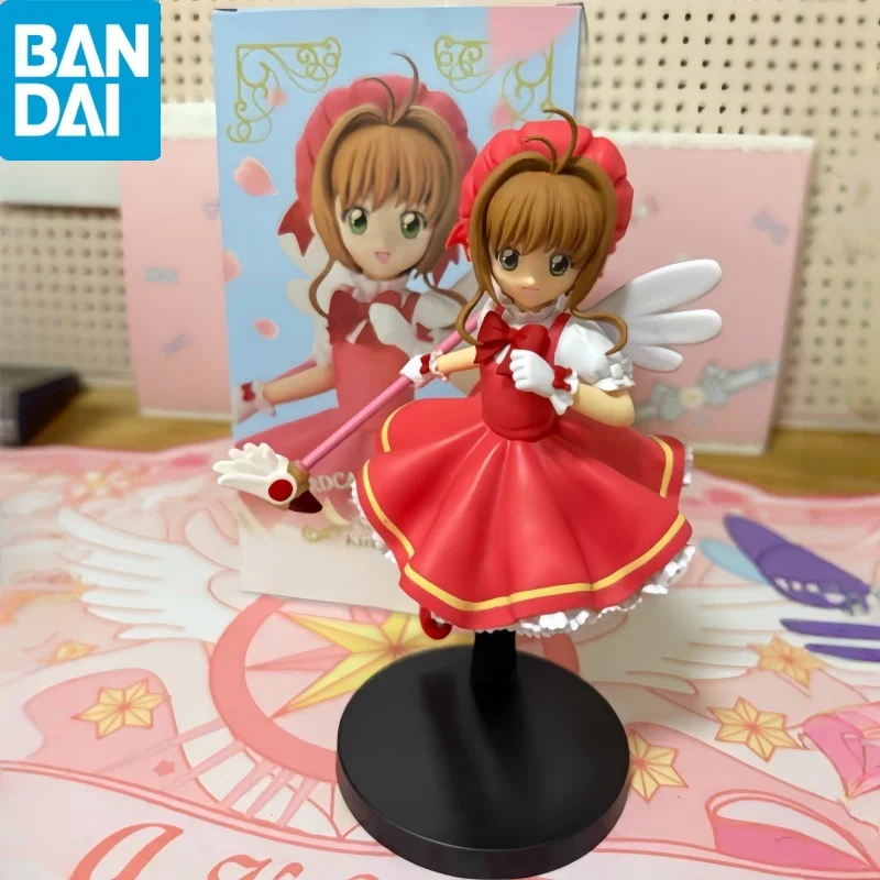 

Bandai Original Banpresto Kinomoto Sakura Cardcaptor Sakura Anime Figure Toys Pvc Model Action Figurine Collection Doll Toy Gift