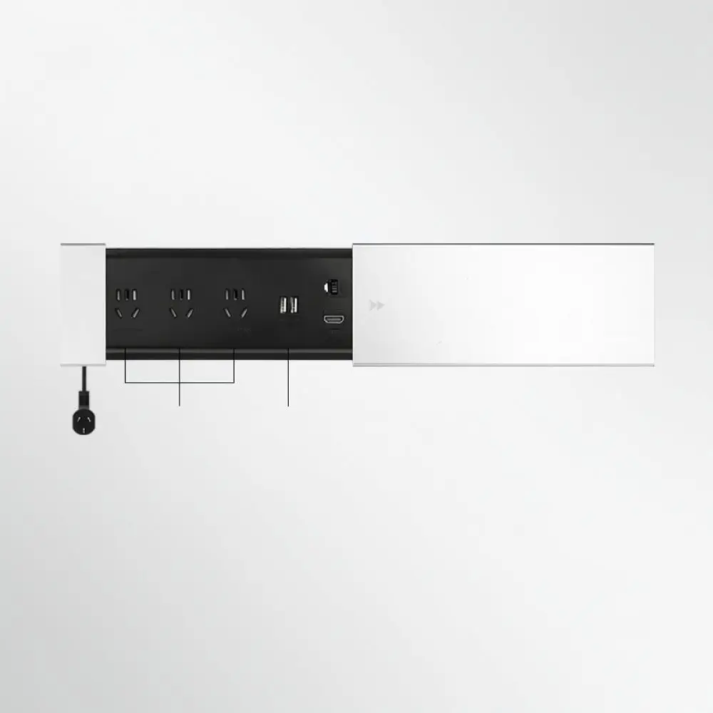 For For Guweichi Sliding Embedded Desk Socket Outlet Office Charging Station Wireless Hub Multi Function Power Connector