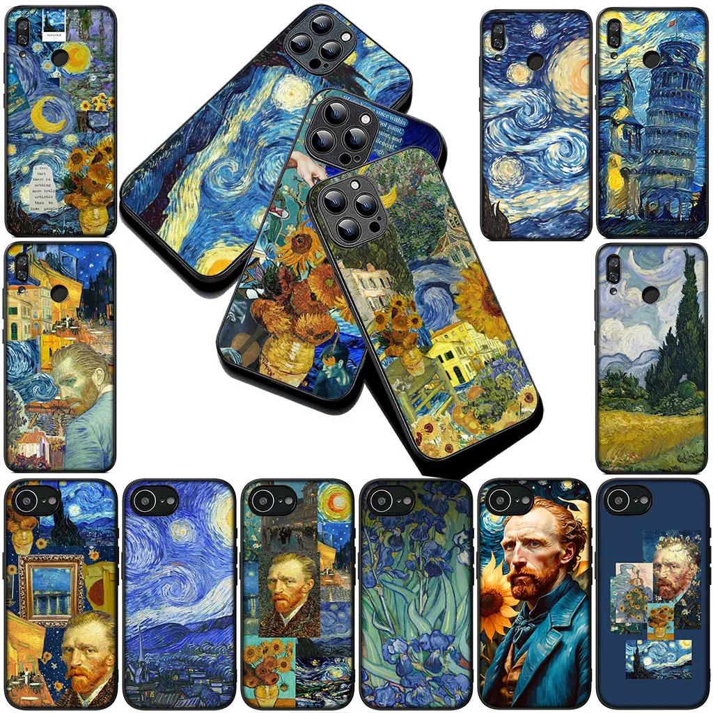 Чехол-бумага «Звездная ночь Ван Гог» для Apple iPhone 17 Pro XS Max Air 8 7 6 Plus X 5 + SE 2022 SE2 7+ Корпус Чехол-бумага «Звездная ночь Ван Гог» для Apple iPhone 17 Pro XS Max Air 8 7 6 Plus X 5 + SE 2022 SE2 7+ Корпус