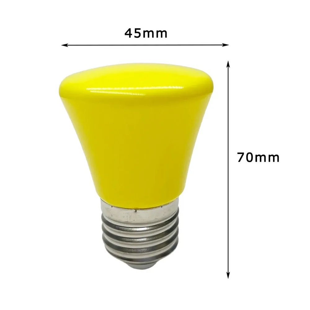 Lâmpada LED Crown Blubs, Lâmpada multifuncional para iluminação doméstica, Interior colorido, Interior, Natal, Vermelho, Azul, Verde, 110V, 220V, 2W, E27, B22