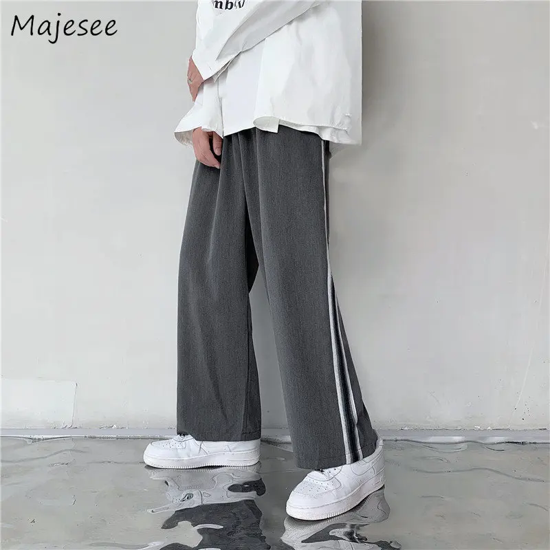 

Pants Men Retro Pantalones Japanese Stylish All-match Fashion Trousers Handsome Streetwear Baggy Teens Dynamic Popular Casual BF