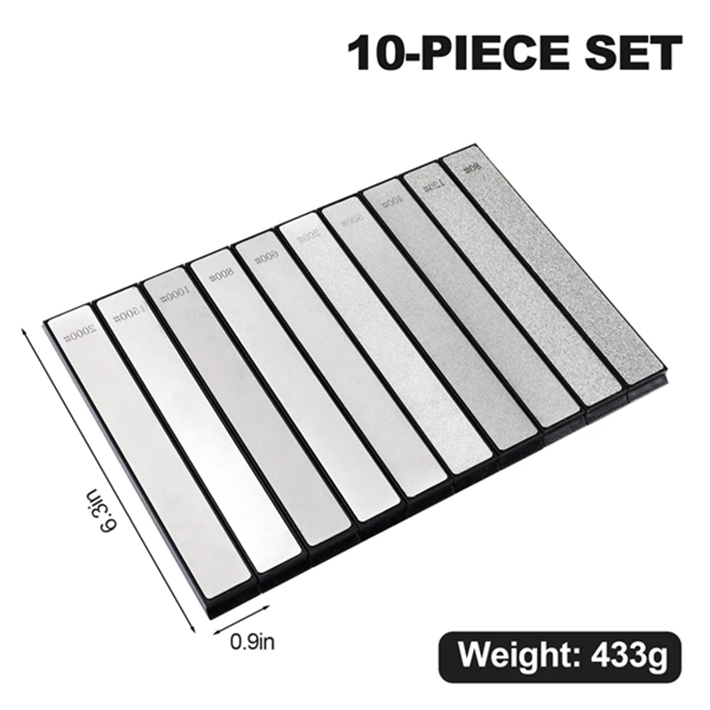 ABXF-10Pcs مجموعة مبراة سكاكين الماس المشحذ لمبراة حافة Ruixin