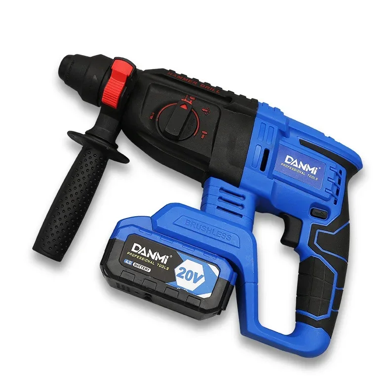 DANMI 20V MAX Rotary Hammer, Cordless, 2 Battery and Charger Included