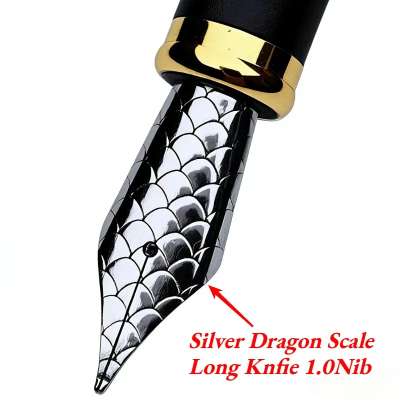 Japan Hard Rubber Pen Beginner Calligraphy Wood+Lacquer Fountain Pen F 0.5 1.0 Executive Writing Pen for Corporate Business Gift