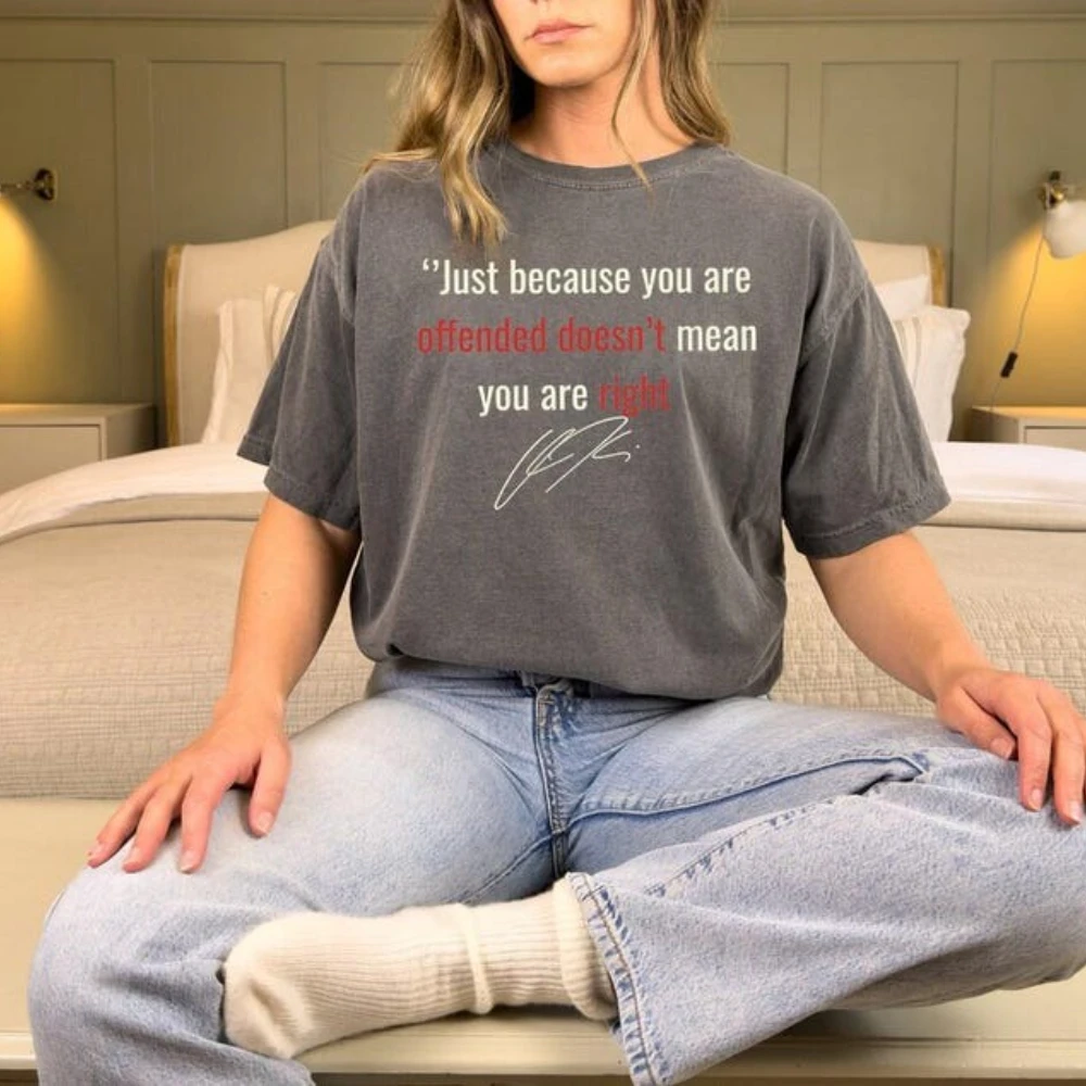 Justice T-Shirt Pray For Charlie Kirk Christian Human Rights Activist Quote Graphic Tee Conservative Political Protest Apparel