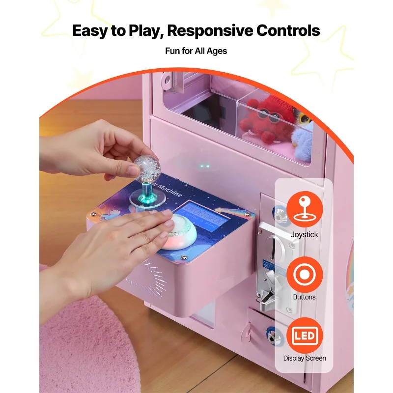Medium-Sized Claw Machine with Light Sound for Events