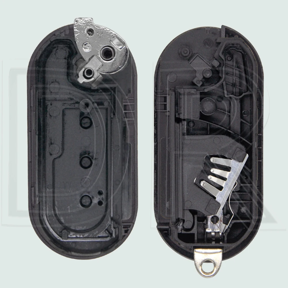 DR SIP22 Flip Car Remote Key Shell Case For Fiat 500 500L 500X  Ducato Panda Punto Lancia Musa Peugeot Boxer Citroen Jumper
