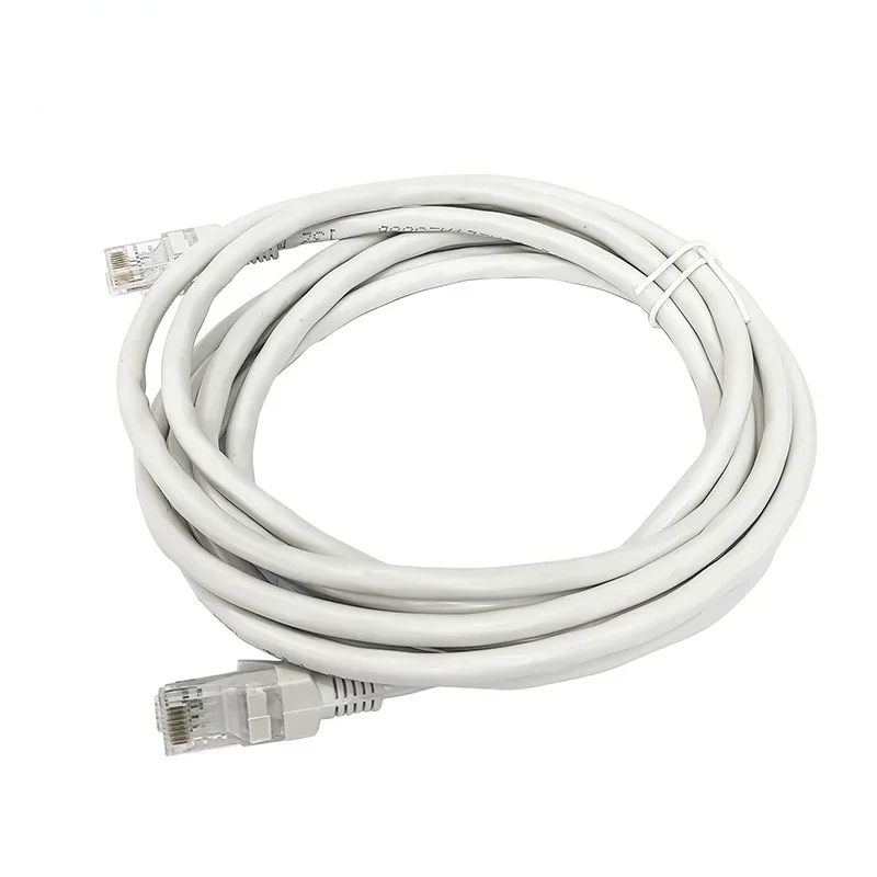 Cabo Ethernet plano para rede, cabos LAN, Patch Cord para computador, roteador, laptop, RJ45, Cat 6, 2m