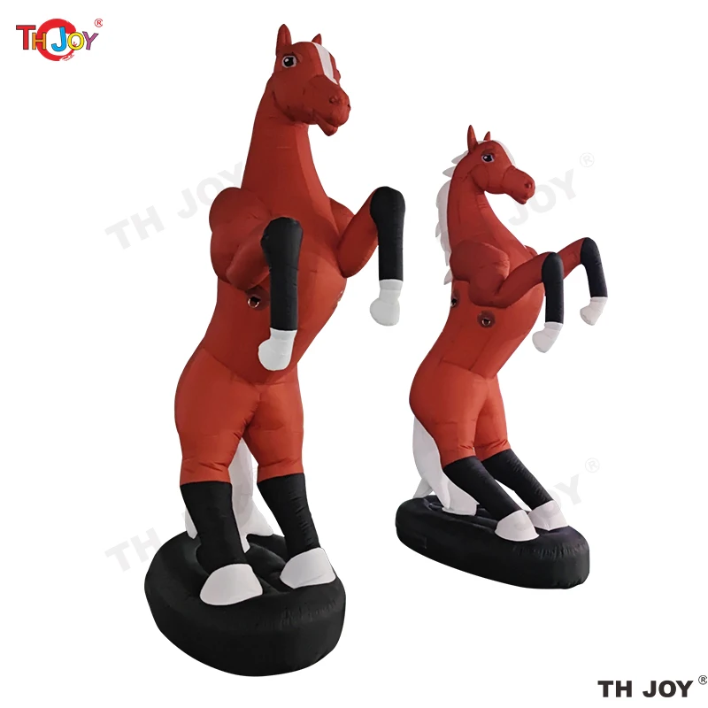 Fast  Air Shipping 3m tall Giant Inflatable Standing Up Horse For advertising