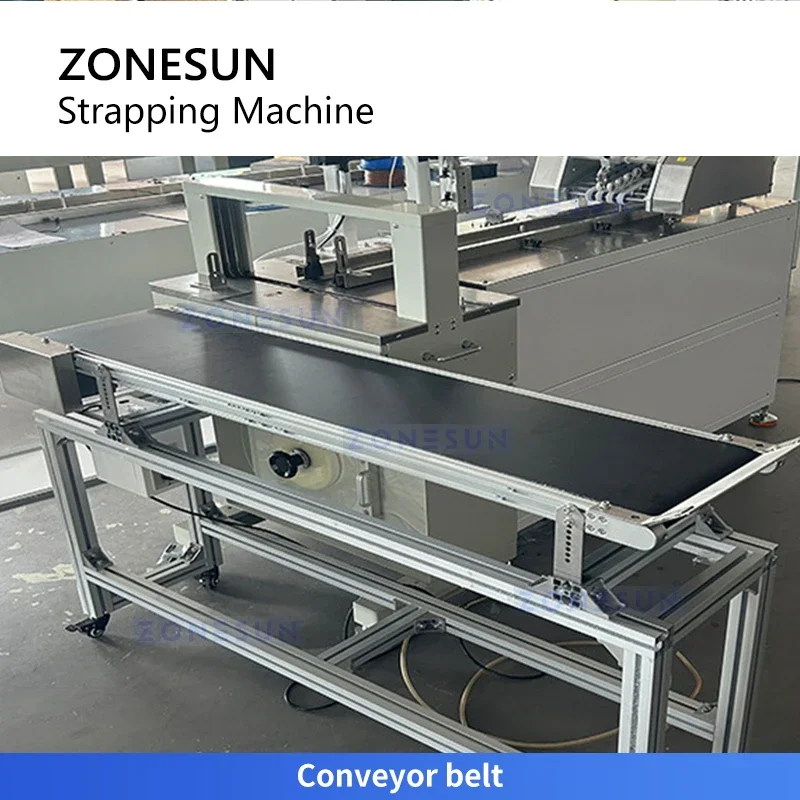 ZONESUN ZS-SZ150 Máquina para contar y flejes de etiquetas, bandas de papel y flejes de cinta OPP para tarjetas