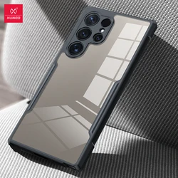 Xundd For Samsung Galaxy S25 S26 Ultra S23 S22 S21 S24 Ultra S21 FE Case,Airbag Anti-fall TPU&PC Back Clear Lens Protect Cover