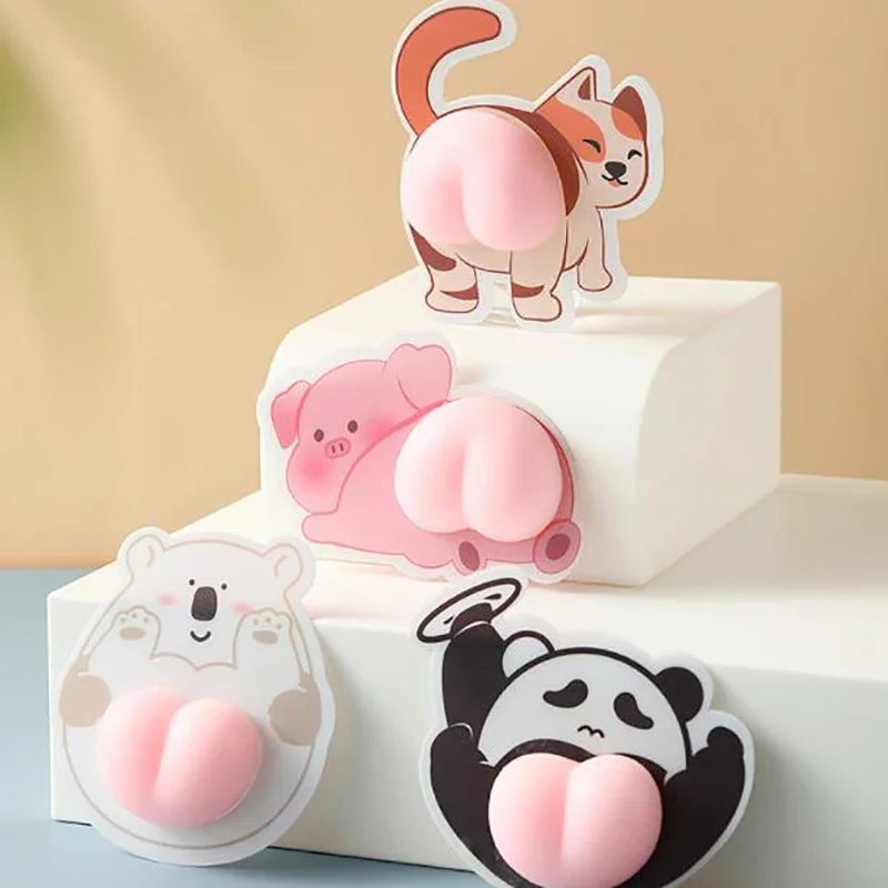 3D силиконовая наклейка на бампер с рисунком забавной попы