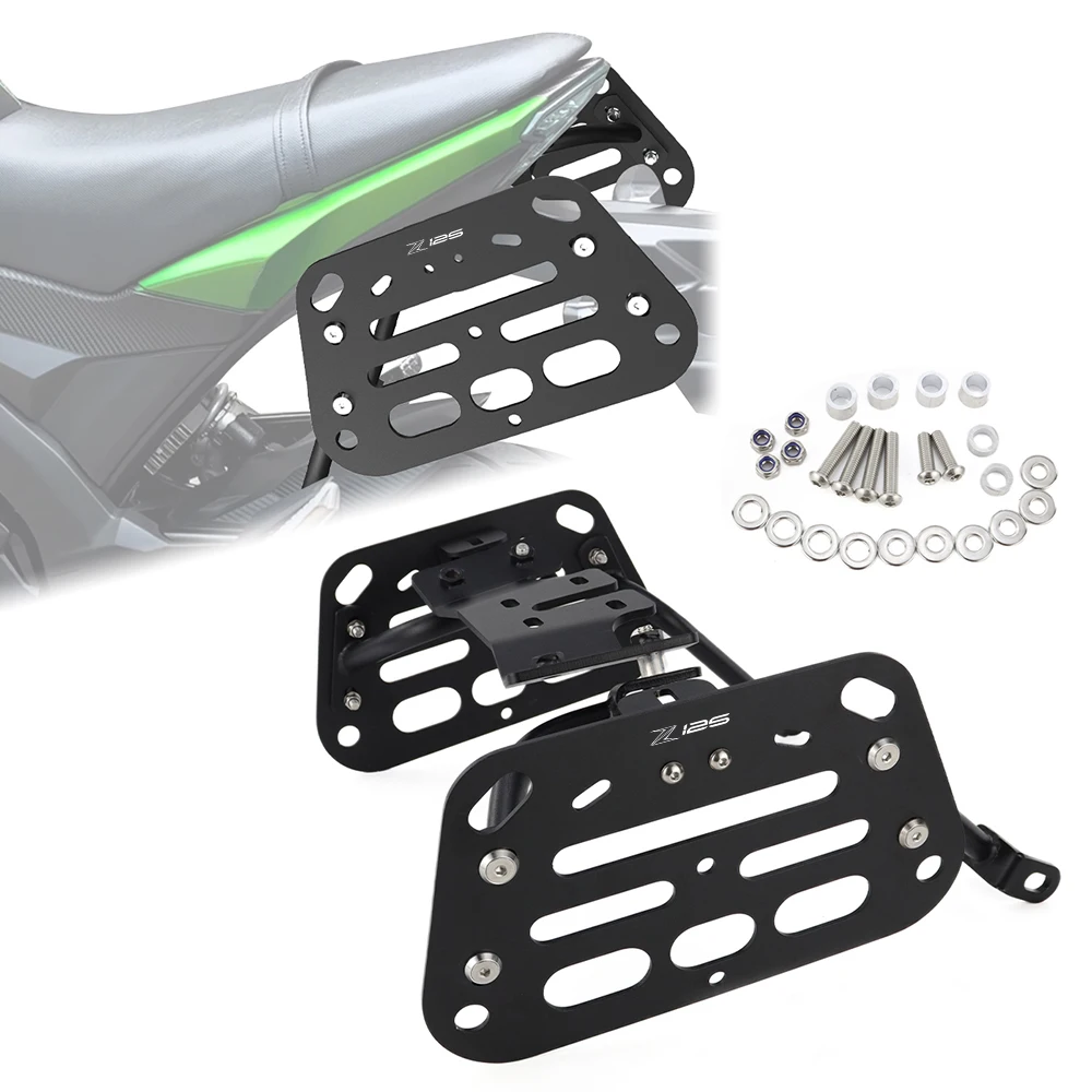 

Luggage Rack Pannier Racks Motorcycle Saddlebag Support Bars Mounting Brackets Side Z125 / Z125 Pro 2016-2025 Fit For Kawasaki