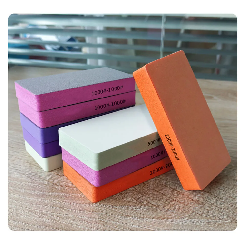 

1 шт., полировальный губчатый блок, двухсторонний настенный шлифовальный песочный блок, шлифовальный кирпич 100x50x14 мм, зернистость 1000–10000 для поделок/уход за ногтями