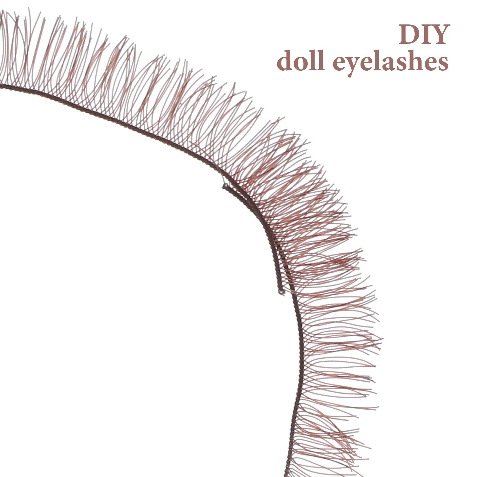 

30Pcs DIY Eyelashes for Clay Crafts Natural Looking False Lashes Thick Curled Decorative Eye Accessories